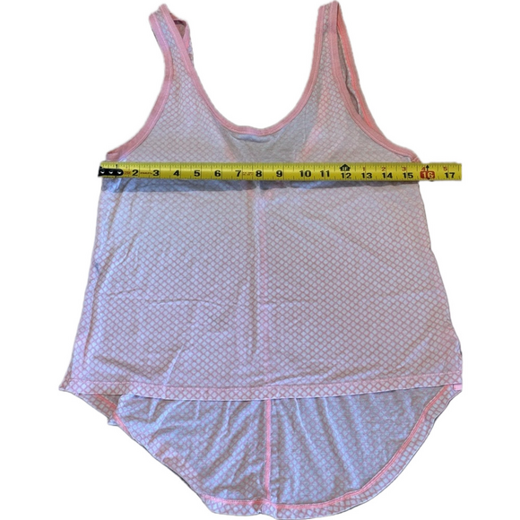 Lululemon Women’s Sheer Pink Coral V-Back High Low Tank Top size 6 - Picture 4 of 4